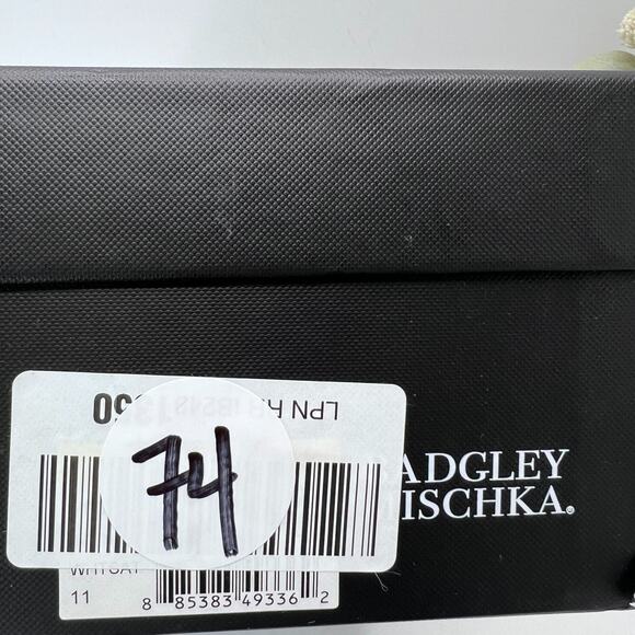 Badgley Mischka Infinity Block Heel Evening Sandals Soft White Women's US 11 NWB - Picture 12 of 12